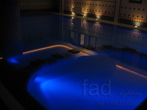 شرکت نورپردازی فاد - استخر مجتمع مسکونی